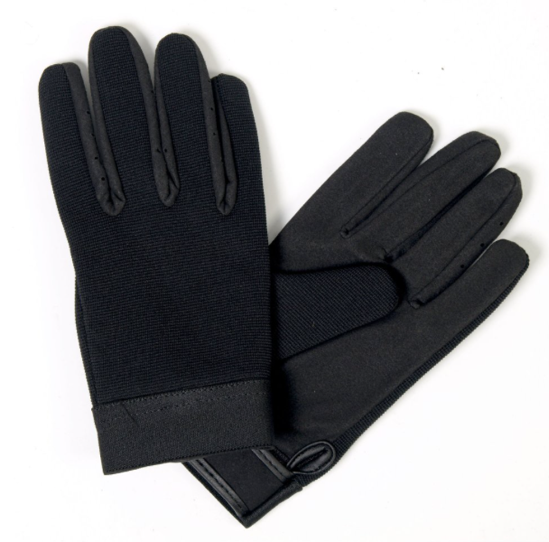 Plain Black Mechanics Gloves